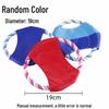 Игрушка для домашних животных Knot Pet Toy Cotton Rope Frisbee - Дрессировка и прорезывание зубов у собак и кошек