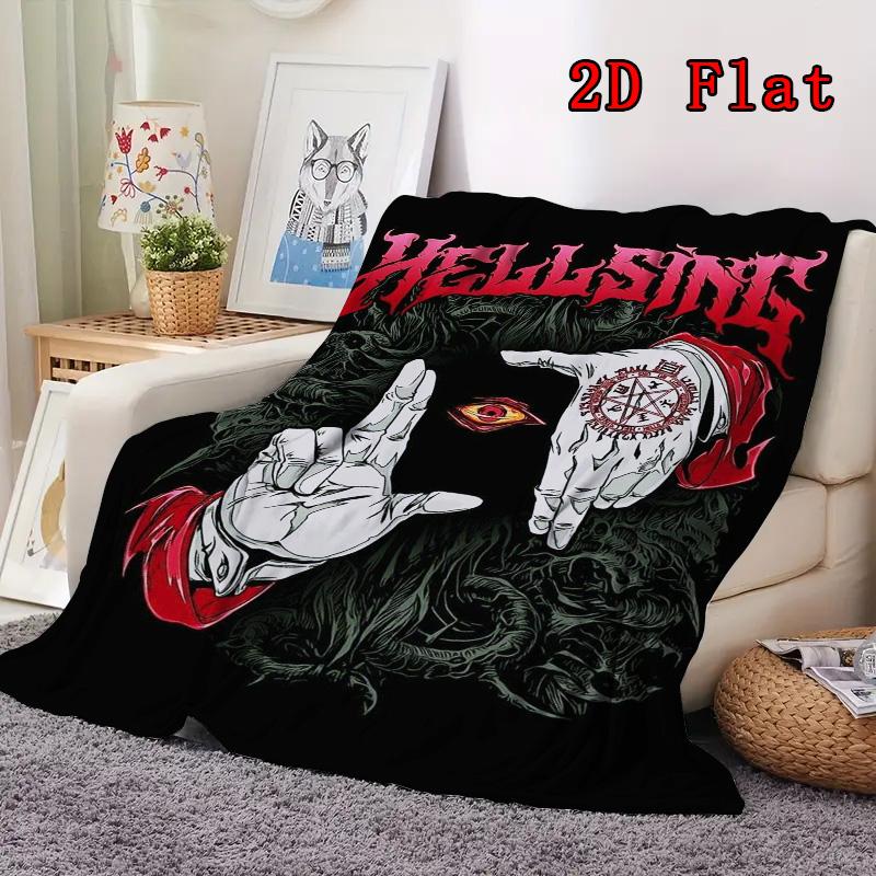 Gothic Eyes 2D Flat Pattern Flannel Blanket High quality All Seasons Warmth and Comfort Perfect for Christmas Gifts.