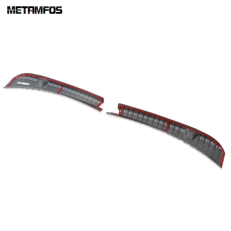 For Tesla Model 3 2017- Inner Rear Trunk Bumper Foot Plate Tailgate Door Sill Scuff Guard Plate Car Accessories
