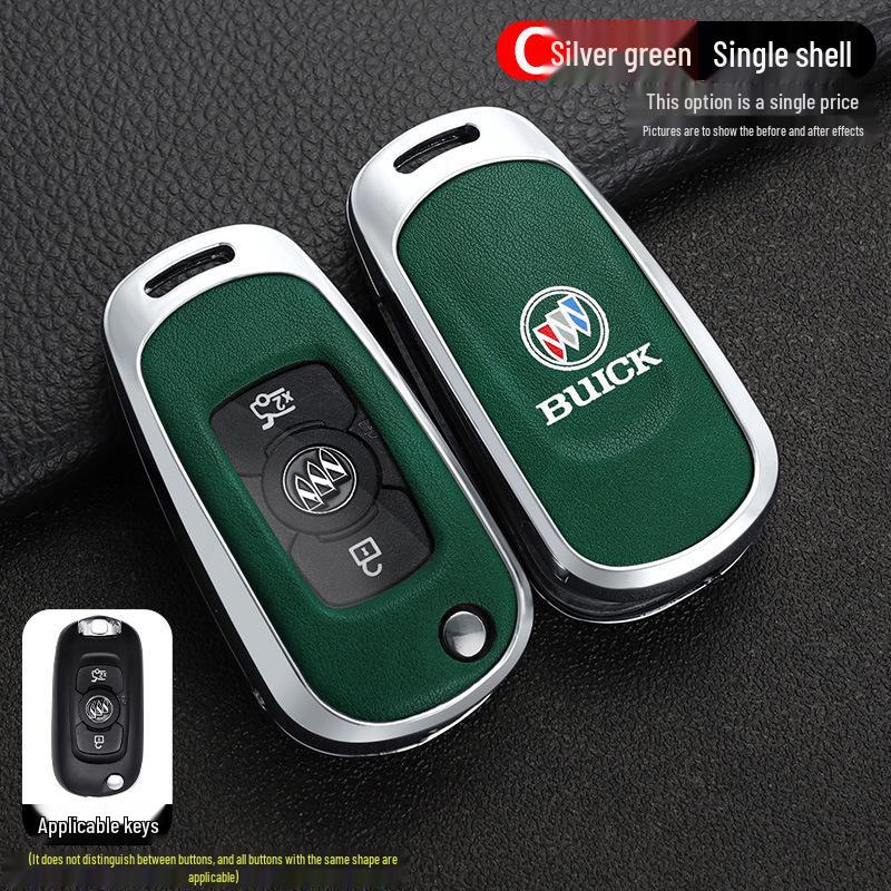Buick Verano GS 16-17 Leather Key Cover with Metal Buckle