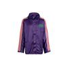 Originals Trefoil Windbreaker with Logo Print and Drawstring Hood Men Jackets Purple IB3441