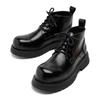 Осенние ботинки Мартин мужские в британском стиле универсальные короткие ботинки ретро ботинки-локомотивы на толстой подошве с увеличением роста рабочие ботинки 70069-R