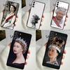 Англия Королева Елизавета II Чехол Для Samsung Galaxy S24 Ultra S22 Plus S20 S21 FE S8 S9 S10 Note 10 20 S23 Ultra Чехол