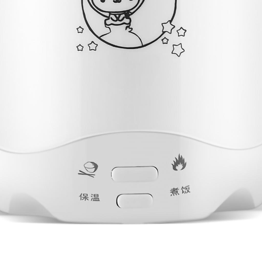 Мини-зерноварка 1,2 л, 220 В, 200 Вт, портативная мини-рисоварка - высококачественная нержавеющая сталь, многоцелевое приготовление пищи в дороге