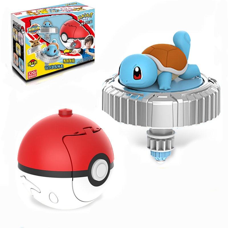 Pikachu And Charmander Battle Gyro Plastic And Alloy Toy