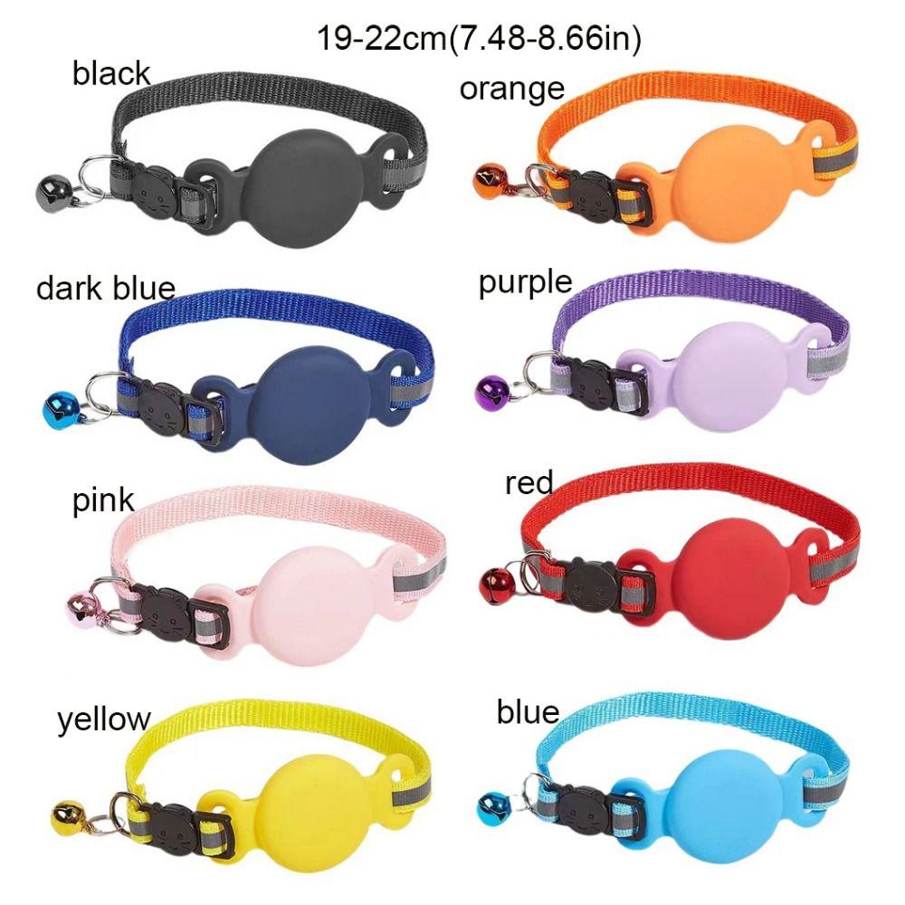 Силиконовый защитный ошейник для домашних животных с GPS-навигатором, водонепроницаемый ошейник для отслеживания кошек, для улицы