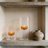 European-style Candlestick Transparent Candle Stand Creative Glass Candle Holder  Banquet