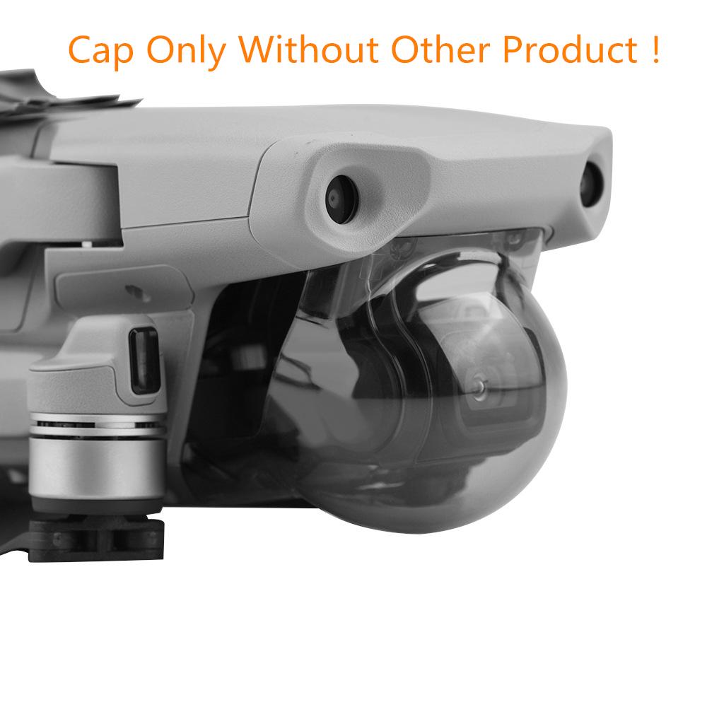Durable Transparent Black ABS Camera Cap Protector Cover For DJI Mavic Air 2