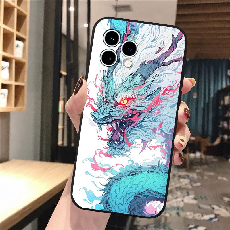 Чехол для телефона с рисунком дракона Для iphone 17 Pro Max 17 Pro Air 16 15 14 13 Pro Max 15 16 Pro 15Plus