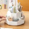 Yousheng 360 Degrees Rotating Desk Organizer Large Capacity Pen Holder Multifunctional Office Desk Accessory for Office Supplies And Makeup Brushes