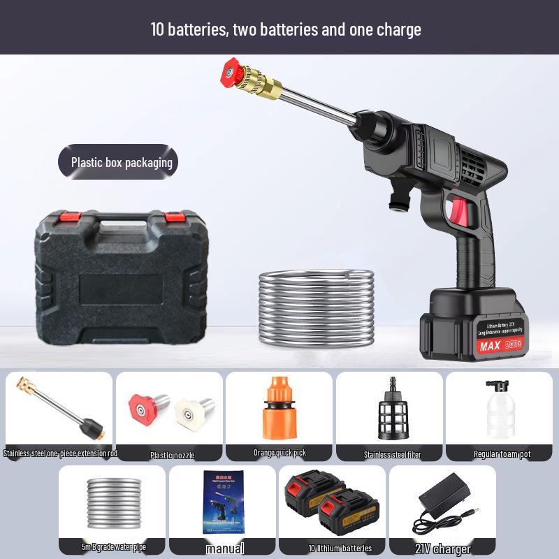 Электрический беспроводной пистолет для мойки автомобилей высокого давления