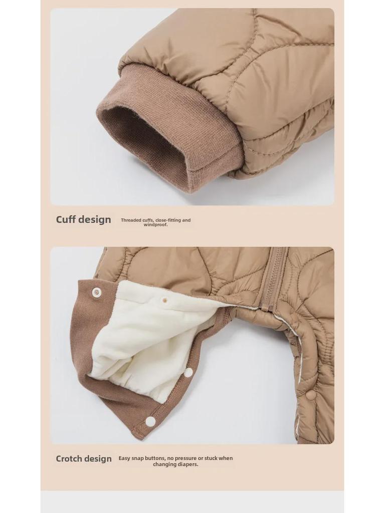 Индивидуальные стеганые детские комбинезоны из хлопка на осень/зиму