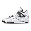 Детские кроссовки Air Jordan 4 Retro GS DIY Белый Черный Volt DC4101-100