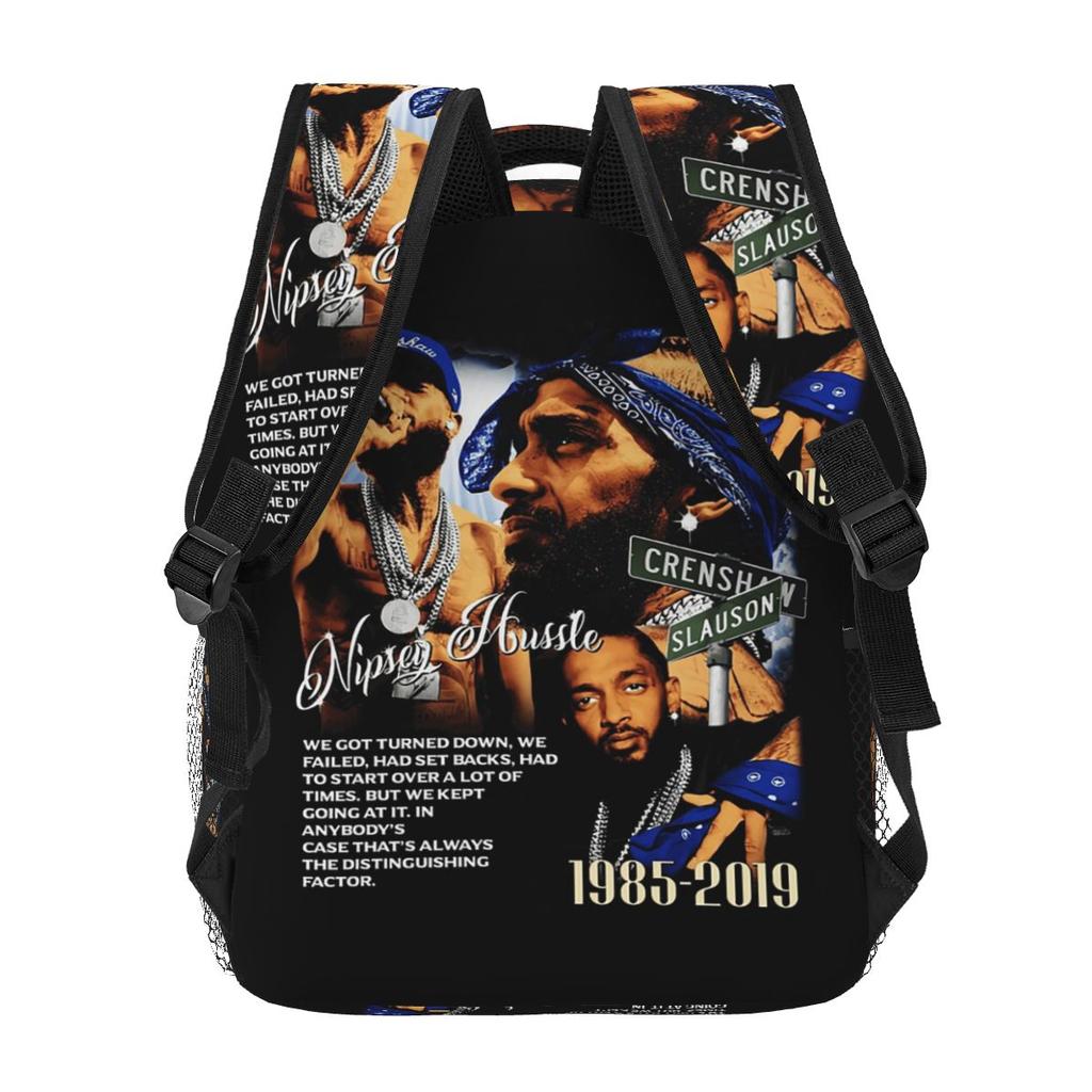 Рюкзак Nipsey Hussle Список Студенческие Мальчики Девочки Сумка для Книг Детская Школьная Сумка Наплечные Сумки для Ноутбука для Мужчин Женщин