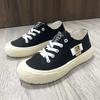 Platform Canvas Shoes, Schoolchildren, Soft Soles, Women's Shoes, Fashion, Slip-On Sneakers, Casual Shoes