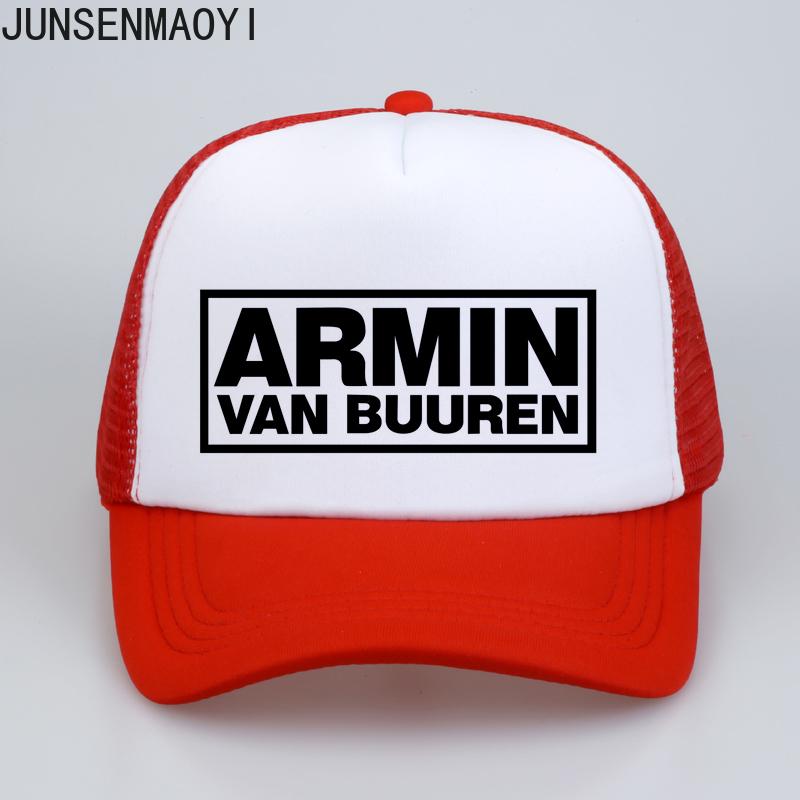 Armin Van Buuren cap DJ Fans Trucker Mesh Cool Baseball caps Together In A State of Trance Cap Women Unisex Music Cap Hat Sun Hat