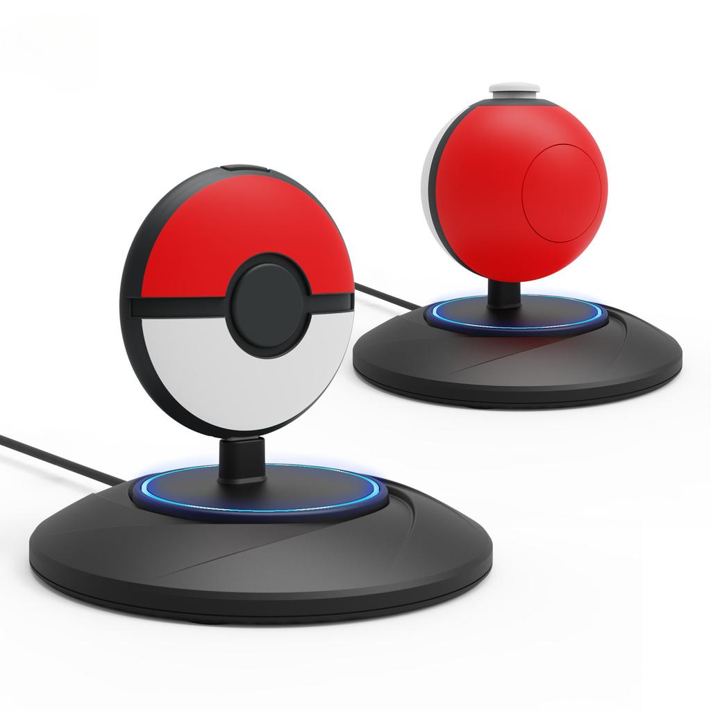 Charging Stand for New GO Plus + Pokémon Ball Accessories, Portable USB Dock Compatible with Poke-Ball & Go Plus+