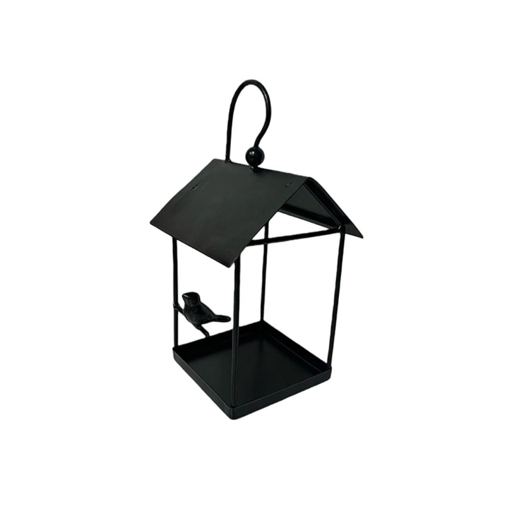 Wrought Iron Bird Feeder, Bird,proof Feeding Hanging Outdoor Decoration For Gardens