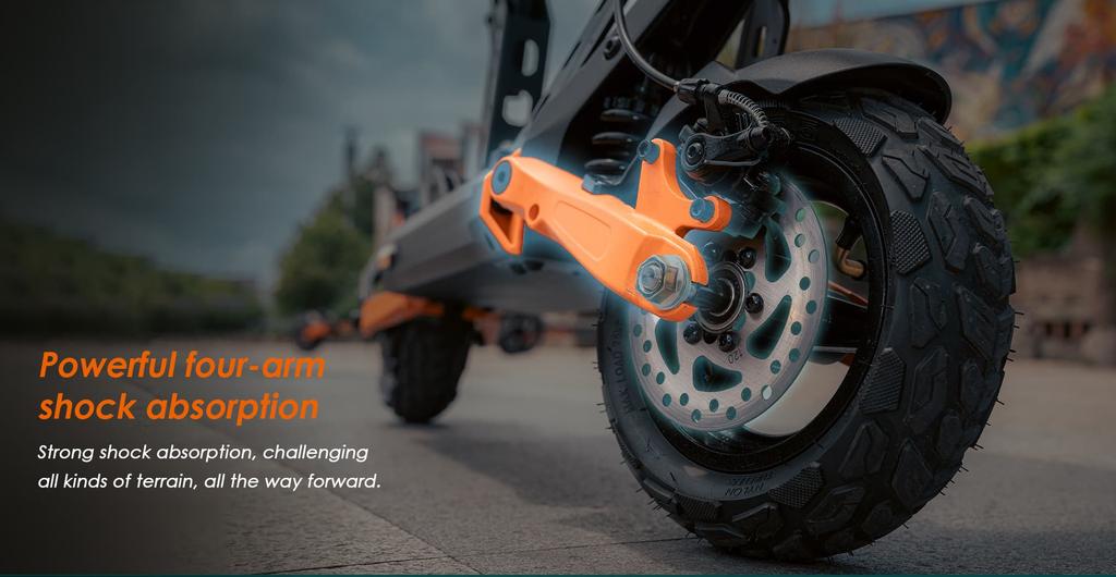 KuKirin G2 PRO 600W Electric Scooter, 48V 15.6Ah 58km Range, 45km/h, 9" Tubeless Tires, Foldable E-Scooter