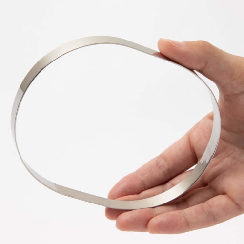 Endo Shoji Commercial Hamburger Steak Rings, 150g Capacity, 18-0 Stainless Steel, Made in Japan, BHV532