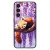 Чехол для телефона 'Западная Красная Панда' для Samsung Galaxy A20,21s,22,31,32,52,53,72,73,80,91, Мягкая Жидкая Силиконовая Черная Крышка