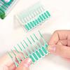 Dr. Emma 100/200/400pcs Soft Nylon Dental Picks, Mint Scented Interdental Brush for Plaque Removal, Fresh Breath & Healthy Gums