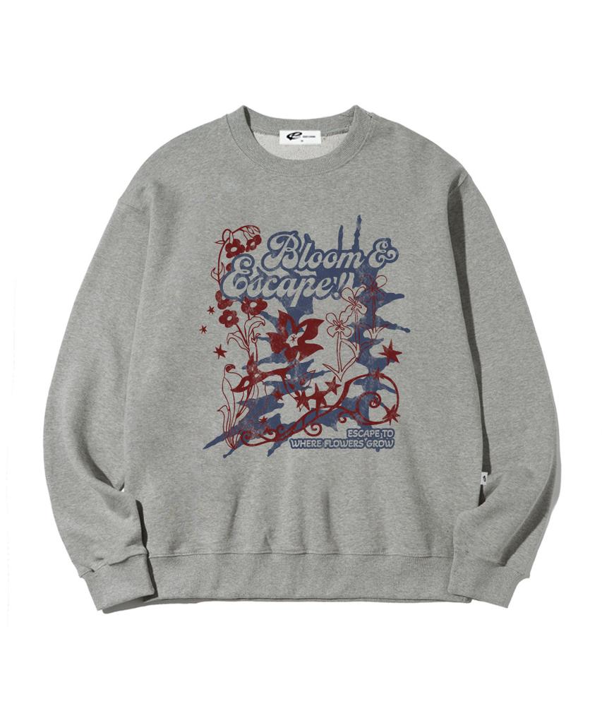 ESCAPEFROM Bloom Escf Print Sweatshirt [3 Colors]