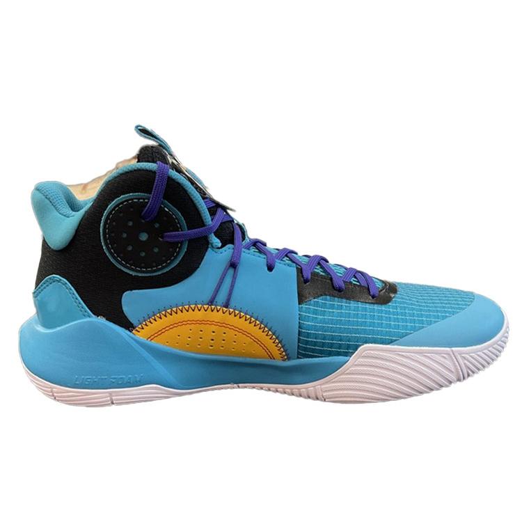 Li Ning Sonic 9 Team Текстиль, Синтетическая кожа Амортизация Скользкая Подошва Износостойкие Баскетбольные Кроссовки Средней Высоты ABPR017-3