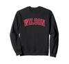 Wilson North Carolina NC Vintage Sport Design Red Design Sweatshirt