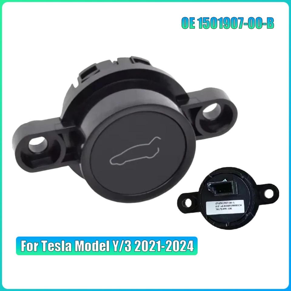Tailgate Hatch Release Button & Back Liftgate Switch for Tesla Model Y/3 2025-2025, OE 1501907-00-B Replacement Part