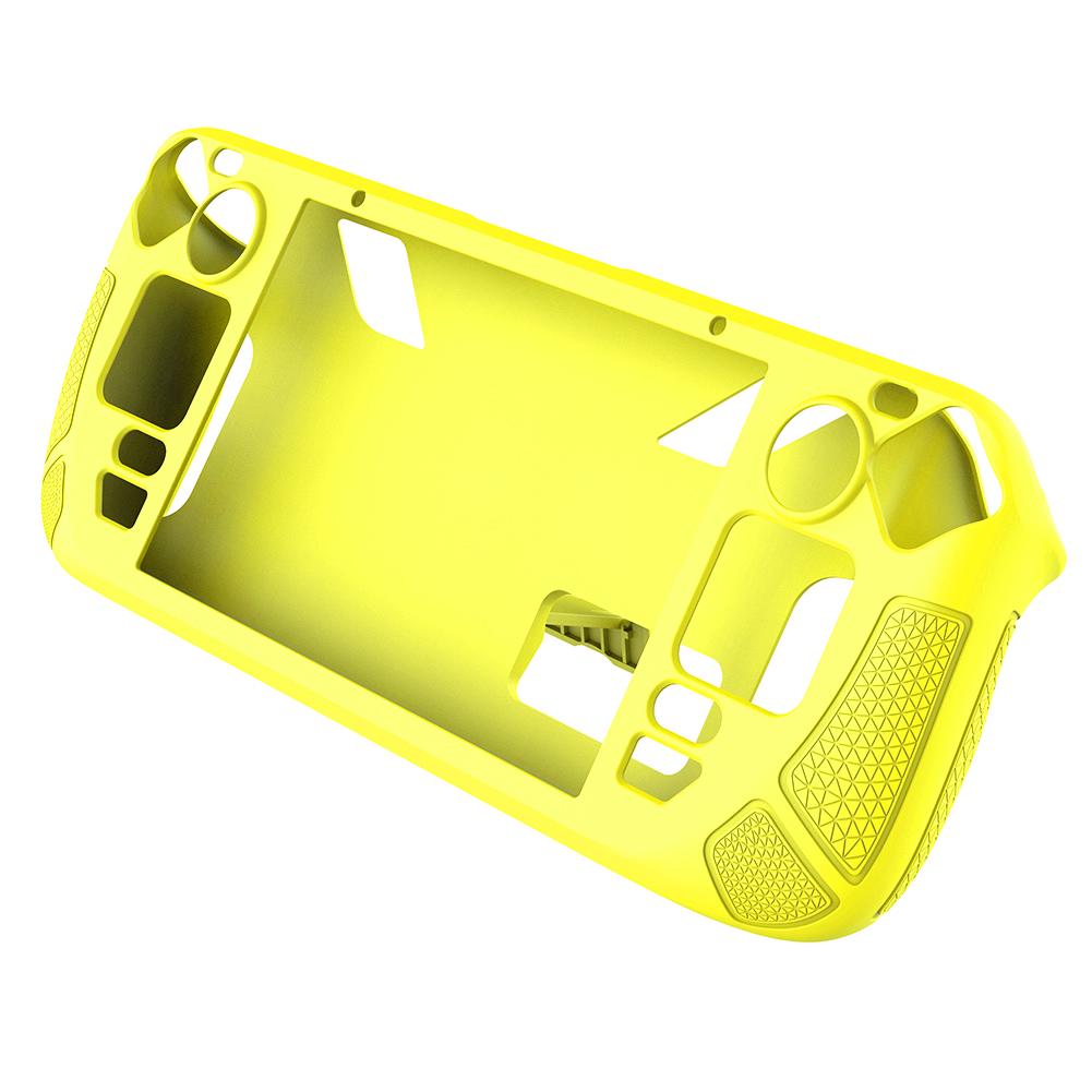 Силиконовый чехол-накладка для игровой консоли, противоскользящий, мягкий, чехол для игровой консоли с подставкой, сменные аксессуары для Steam Deck