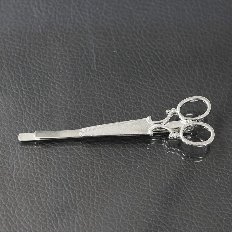 Head Jewelry Hair Pin Gold Scissors Shears Clip For Hair Tiara Barrettes Accessories Headdress For Girls