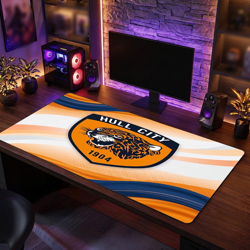 Hull FC Pattern Mousepad Anti?Slip Rubber Desk Pad For Gaming Working Desktop Decoration