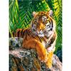 Diamond Painting "Tiger" Animal 5D DIY Full Round Diamond Embroidery Kit Rhinestone Cross Stitch Decoration Mosaic Picture Gift