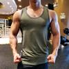 Men's Breathable Quick-drying Sleeveless Tank Sports Fitness Tops Running Basketball Vest Training T-shirt Compression Base Layer Undershirts Tee