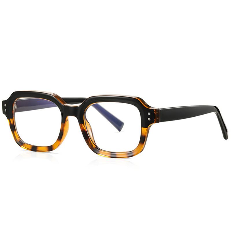 Square Retro British Style Optical Frame European Fashion Eyeglass Frame 0 -1.0 -1.5 -2.0 -2.5 To -6.0