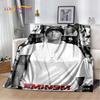 Плед с изображением рэперов Эминема и Тупака 2Pac, Хип-хоп Музыка, Бог Рэпа, Мягкий Плед для Дома, Спальни, Кровати, Дивана, Пикника, Путешествий, Подарок