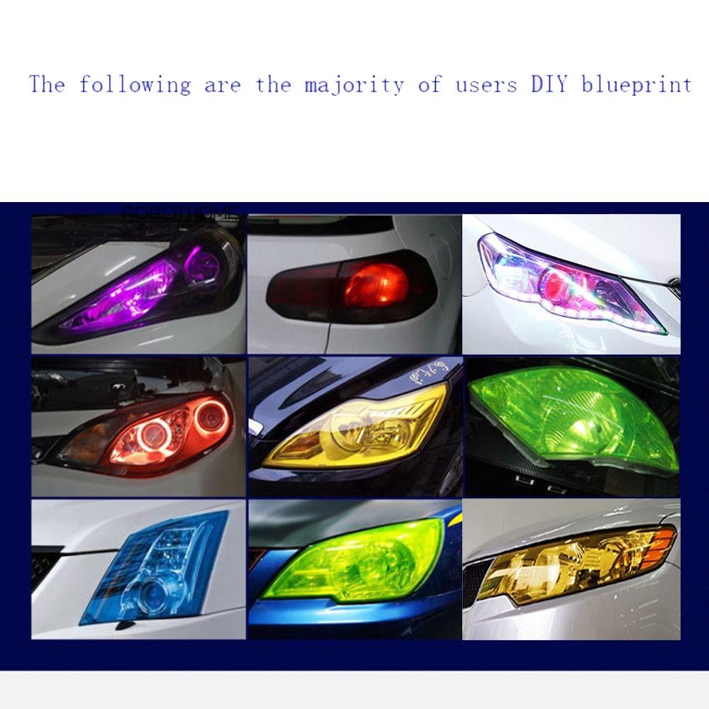 Универсальная хамелеоновая виниловая пленка с изменением цвета для автомобильных фар и фонарей