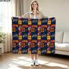 Cleveland Cavaliers Print Flannel Blanket High Quality Warm Comfortable Cover for All Seasons Perfect for Gifts Home Decor