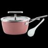 Y.ECUNZ Mousse Pink Enamel Milk Pot