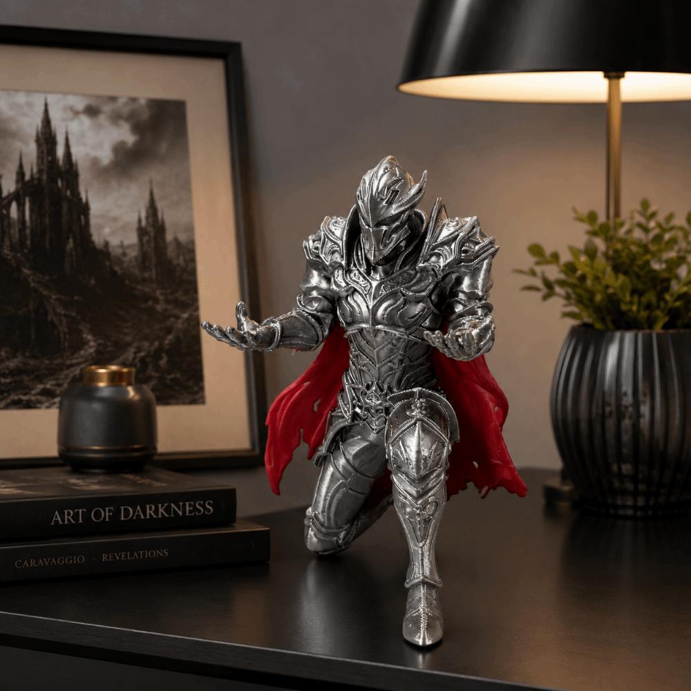 Multi-functional Knight Pen Holder Creative Knight Statue Warrior Pen Stand Office Desktop
