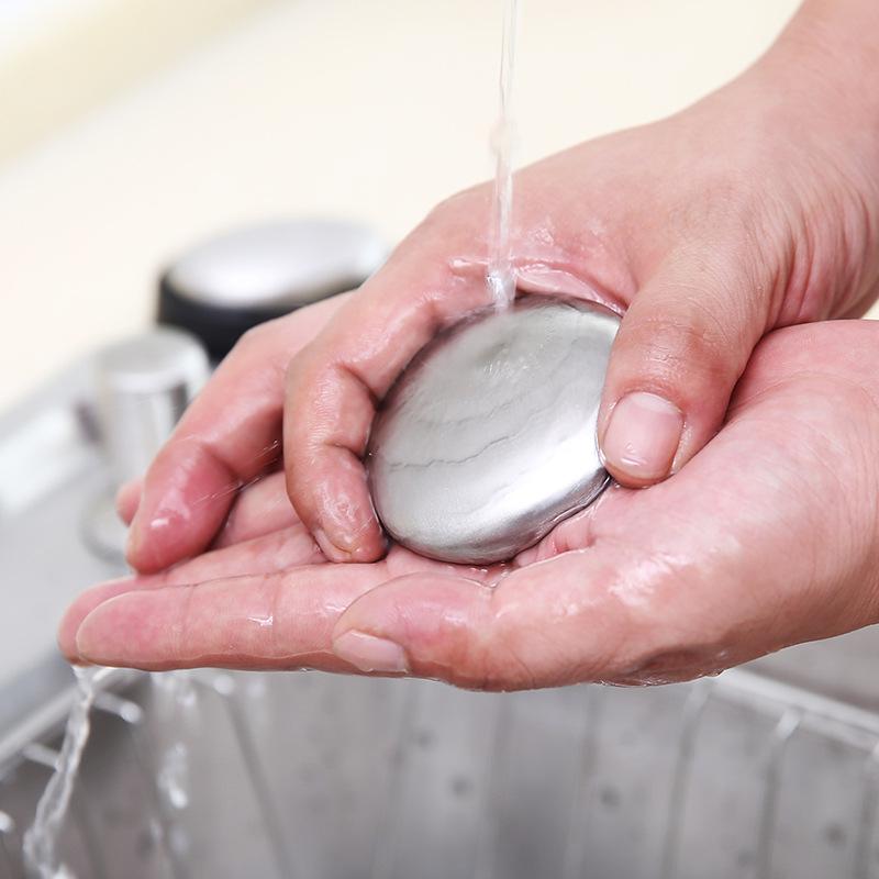 Брусок из нержавеющей стали для удаления запаха мыла для очистки рыбы, лука, чеснока, рыбы и других сильных запахов с рук и кожи, кухонные гаджеты