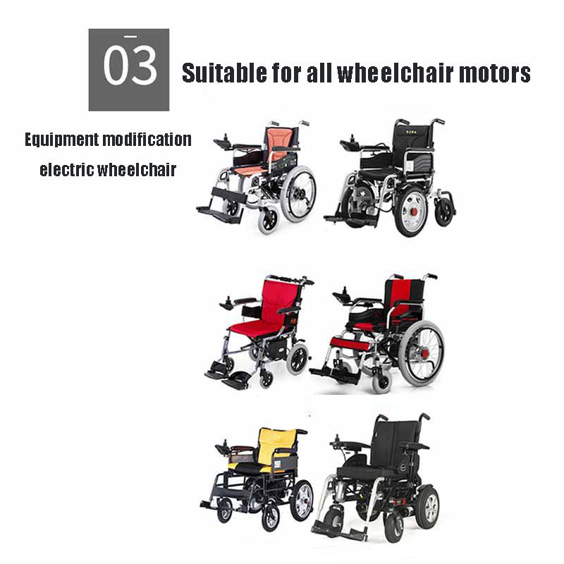 24V/36V 350W Gear Motor DC Motor Gear Brushed Motor My1016Z3 Gear Reduction Electric Motor with 9 Tooth Sprocket