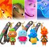Cute Elemental City Pvc Keychain For Kids And Adults