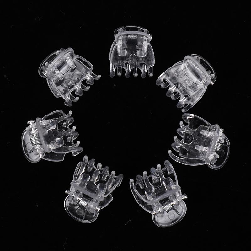 50 шт. прозрачные зажимы для орхидей с 6 когтями, пластиковые зажимы для цветов-бабочек, прозрачный фиксатор для садовых стеблей виноградной лозы, вьющихся растений