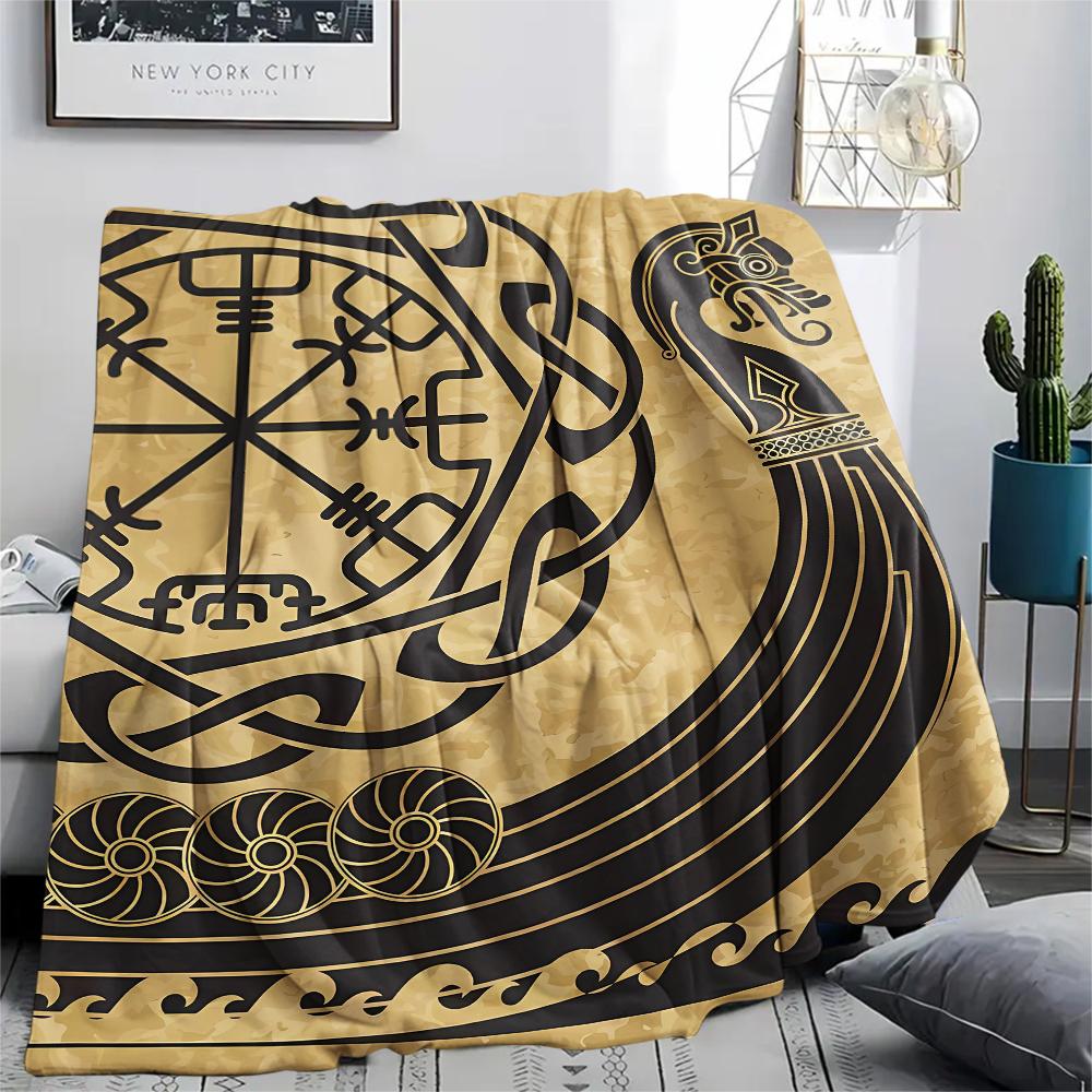 1 шт. Фланелевое одеяло с принтом «Ходячие мертвецы», Высокое качество, Для всех сезонов, Декор для дома, Тепло и уют, Идеально для рождественских подарков