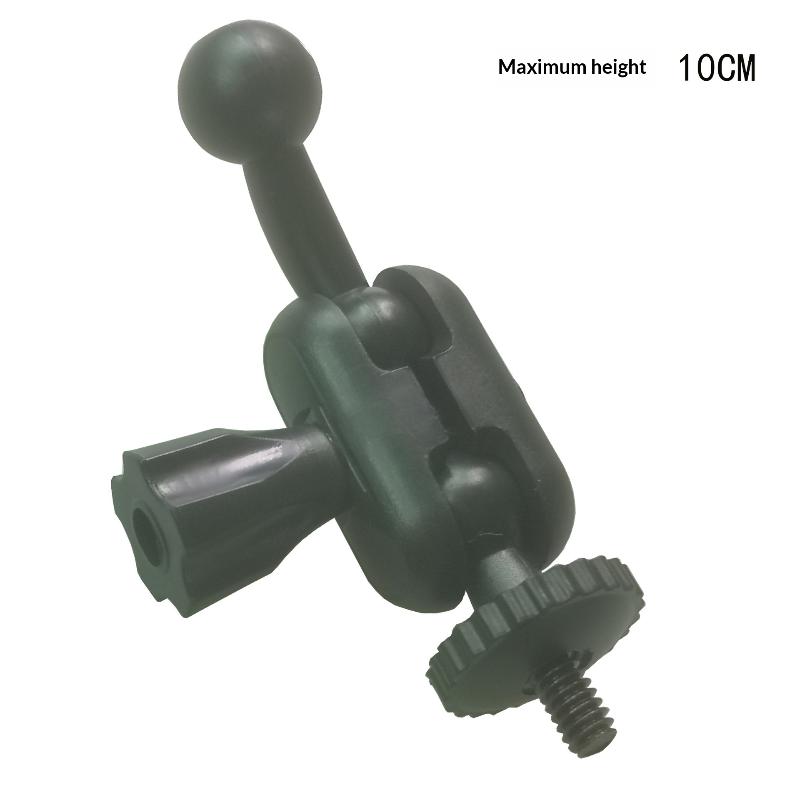 Adjustable Long Arm Dual Ball Head Extension for Car Phone Mount Universal Holder Rod Accessory for Dashboard Versatile Positioning