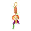 Baby Hanging Rattle with Teether Crib Decoration Plush Animal Toy Hanging Wind Chime for Stroller Accessories