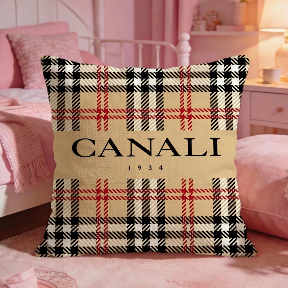 Classic CCanali Cushion Cover Premium Comfort Reversible Pillow Cove Two In One Design For Any Room Car Interior