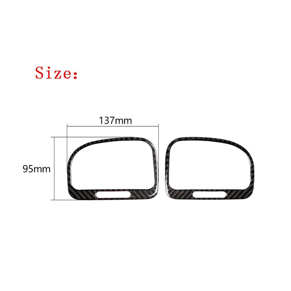 Для VW Golf 6 R MK6 2008-2012 авто из углеродного волокна, внутренняя отделка вентиляционного отверстия, наклейка на приборную панель, аксессуары